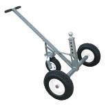 Tow Tuff TMD Adjustable Solid Steel Portable Trailer Dolly with Swivel Caster