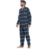 Ashford & Brooks Mens Flannel Plaid Pajamas Long Pj Set - 2 of 4