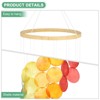Unique Bargains Handcrafted Outdoor Decorative Colorful Wind Chime 6.7" x 20.5" Multicolor 1 Pc - 2 of 4