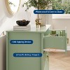Acekool 27.6" 3-Drawer Fluted Dresser, Wide Storage Organizer Cabinet, Entryway & Bedroom - 4 of 4