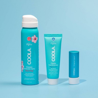 Coola Classic Sunscreen Travel Kit - 3pc - Ulta Beauty