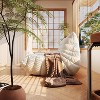 SYFERLORY Soft Beanbag Chair - Memory Foam Floor Sofa for Living Room, Bedroom or Office - Single Seat Lounger with Removable Cover - 2 of 4