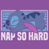 Girl's Lilo & Stitch Nap So Hard Distressed Stitch T-Shirt - 2 of 4