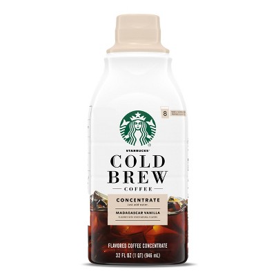 Starbucks Cold Brew Coffee — Madagascar Vanilla — Multi Serve Concentrate — 1 bottle (32 oz.)
