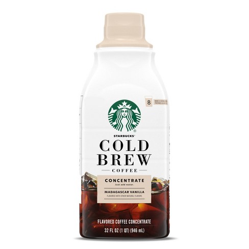 Medarbejder Samarbejdsvillig kandidat Starbucks Cold Brew Coffee — Madagascar Vanilla — Multi Serve Concentrate —  1 Bottle (32 Fl Oz.) : Target