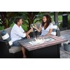 Endless Summer The Americana 40"x28" Rectangle LP Gas Outdoor Fire Pit Black: Electronic Ignition, UV Coated, Includes Cover - 4 of 4