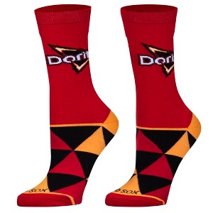 Cool Socks, Doritos Nacho Cheese, Funny Novelty Socks, Medium - 1 of 4