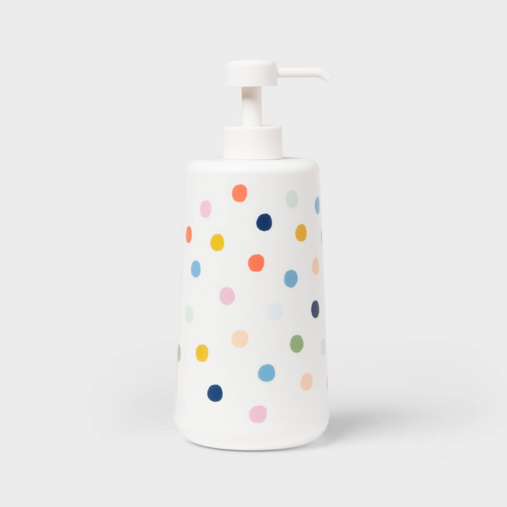 Photos - Other sanitary accessories Kids' Dots Soap Dispenser - Pillowfort™