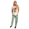 Looney Tunes Adult Juniors Sleepwear Set with Short Sleeve Tee and Sleep Pants - 2 of 4