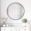 Dovelina Round Aluminum Framed Bathroom Vanity Mirror Hanging Mirror（Set of 2) - 2 of 4