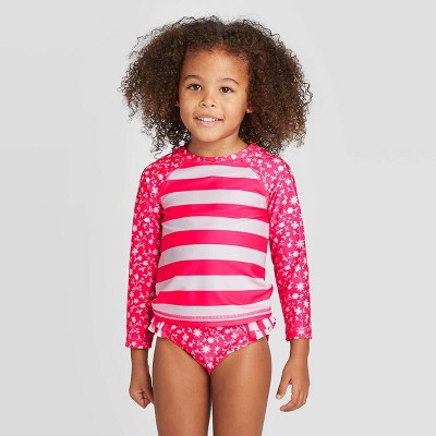 2t rash guard girl