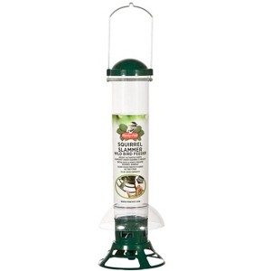 Perky-Pet Squirrel Slammer Wild Bird 3.5 lb Metal/Plastic Bird Feeder 3 ports (Case of 2) - 1 of 1