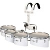 Sound Percussion Labs Birch Marching Quads with Carrier 8/10/12/13 White - 2 of 2