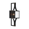 Savoy House Raeburn 1 - Light Wall Light in  Matte Black/Weathered Brushed Brass - 2 of 4