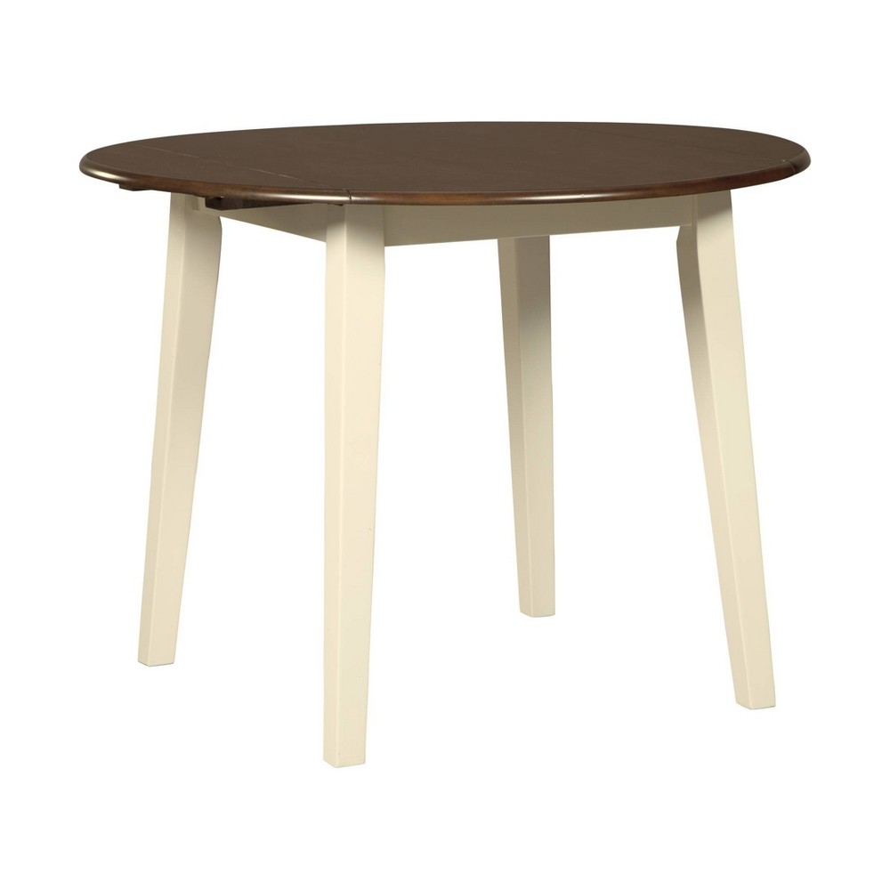 Photos - Dining Table Ashley Woodanville Dining Room Table Cream/Brown - Signature Design by 