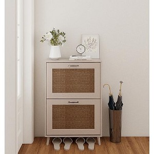 ORRD 2-Tier Entryway Shoe Rack - Holds 12 Pairs, Stable & Spacious Shoe Storage Organizer with Easy Access - 1 of 4