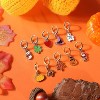 Tondiamo 24 Pairs Hypoallergenic Halloween Christmas Earrings for Women Small Hoop Dangle Earrings Maple Leaf Ghost Pumpkin, Fall Thanksgiving Gift - 4 of 4