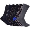Mio Marino Men's Modern Collection Dress Socks 6 Pack - 3 of 4