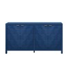 NicBex Luxurious Buffet Cabinet 4-Door Sideboard Cabinet with Honeycomb Patterned Doors, Offering Ample Storage for Living Room - 2 of 4