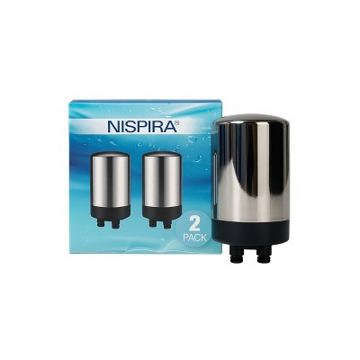 Nispira Water Filter Replacement For Brita Basic Complete Faucet Filtration Systems 36311 36312 FR-200 FF-100, 2 packs