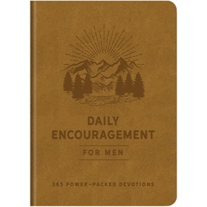 Daily Encouragement for Men - by  Compiled by Barbour Staff (Leather Bound) - 1 of 1