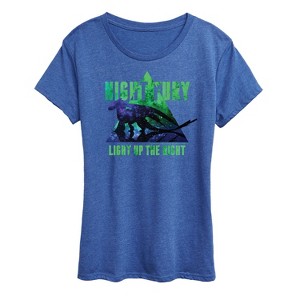 Women's - How to Train Your Dragon - Night Fury Light Up The Night Short Sleeve Graphic T-Shirt - 1 of 4