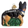 Old World Christmas Glass Ornament, K-9 Police Dog - 3 of 4