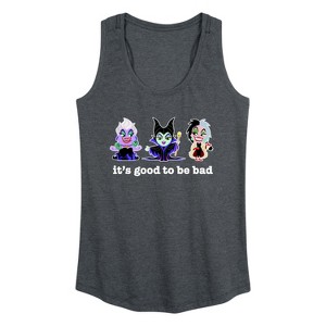 Women's - Disney Villains - It's Good To Be Bad Graphic Racerback Tank - 1 of 4