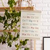 Aoibox Alphabet Numbers Poster Hanger Frame Set of 2, Nursery Wall Decor, ABC Banner Poster Wall Art with Wooden Frames - 3 of 4