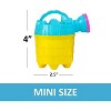 4E's Novelty 6 Pack Mini Watering Cans for Kids 4.5in – Fun Beach Toys & Gardening Set - 4 of 4