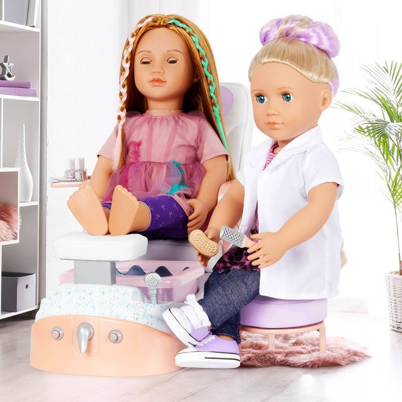 Our Generation Yay, Spa Day! Salon Chair Accessory Set for 18&#34; Dolls, 4 of 6