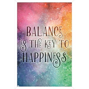 Trends International Brigid Ashwood - Balance is the Key Framed Wall Poster Prints - 1 of 4