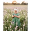 2Bunnies Lace Pom Pom Trim Baby Girl Dress - 2 of 4