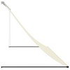 vidaXL Retractable Awning Cream 118.1"x59.1" Fabric and Steel - 4 of 4