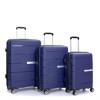 BEAFUP Hardshell Suitcase Double Spinner Wheels PP Luggage Sets Lightweight Durable Suitcase with TSA Lock, Set of 3(20/24/28) - 2 of 4