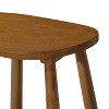 Maven Lane Luna Backless Wooden Kitchen Bar Stool 30" - 4 of 4