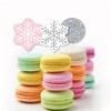 Big Dot of Happiness Pink Winter Wonderland - Shaped Holiday Snowflake Birthday Party or Baby Shower Cut-Outs - 24 Count - 3 of 4