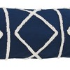 Sweet Jojo Designs Gender Neutral Body Pillow Cover (Pillow Not Included) 54in.x20in. Boho Fringe Blue Ivory - 3 of 4