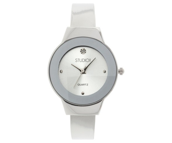 Women's Studio Time&#174; Bangle Watch - Light Silver