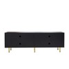 70.86" Particleboard TV Stand with 4 Drawers and Smooth Finish for Living Room or Bedroom Storage - 4 of 4