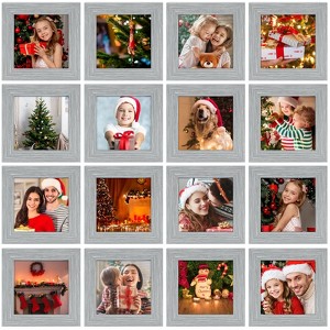 Golden State Art 6x6 Gray Wood Picture Frame 0.84 Inch Thickness - Pack of 16 - 1 of 4