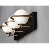 Maxim Lighting Revolve 3 - Light Vanity in  Black/Gold - 2 of 4
