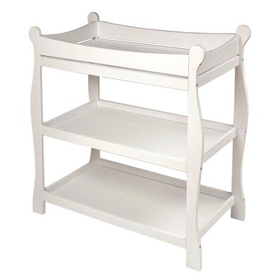 badger basket sleigh style changing table