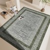 Modern Geometric Washable Rug – Non-Slip Low Pile  Carpet for Living Room, Bedroom & More - 4 of 4
