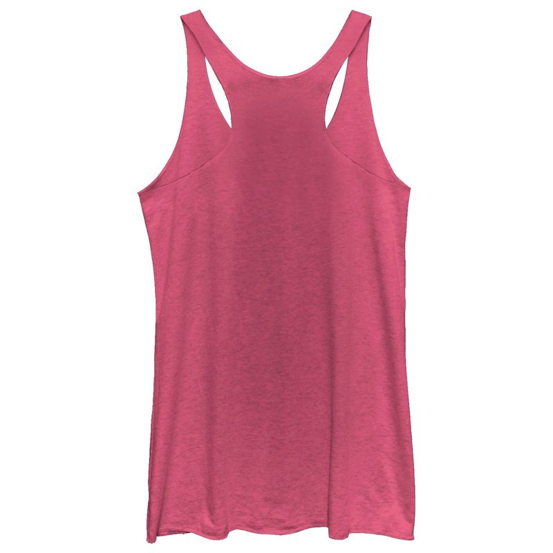 Women's Mean Girls On Wednesdays We Wear Pink Quote Racerback Tank Top, 3 of 5