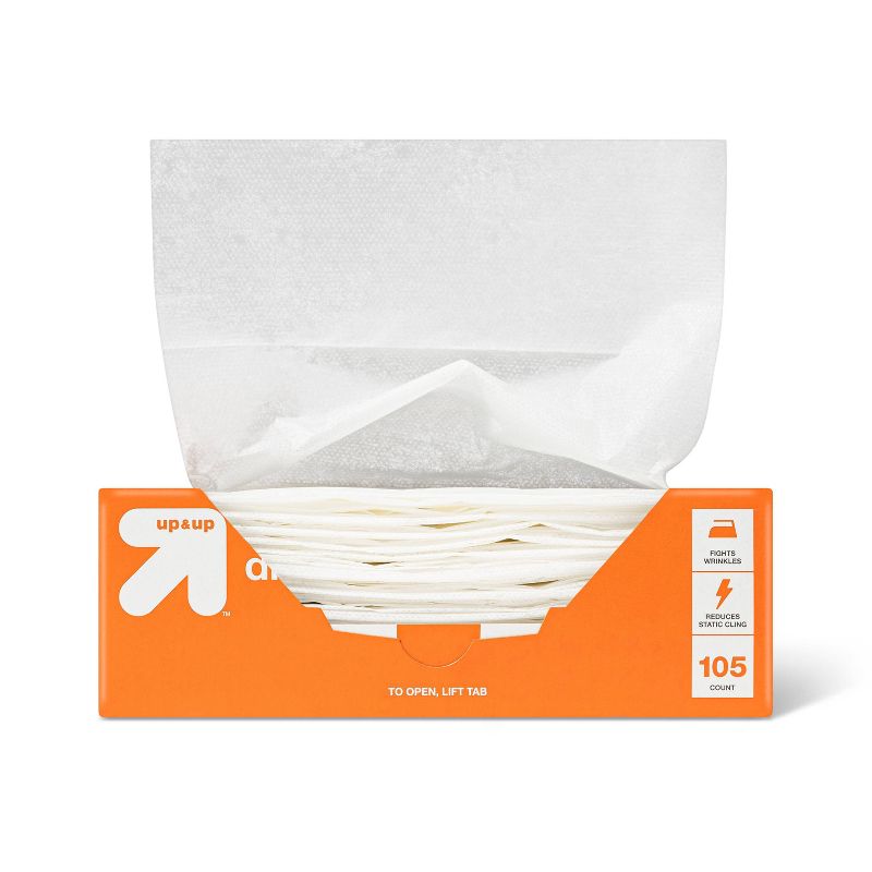 Fabric Softener Dryer Sheets - Fresh Linen - up & up™, 4 of 5