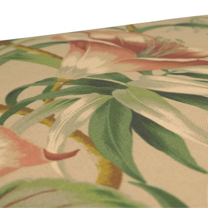 Botanical Glow Tiger Lily Outdoor Chaise Lounge Cushion - Pillow Perfect, 4 of 9