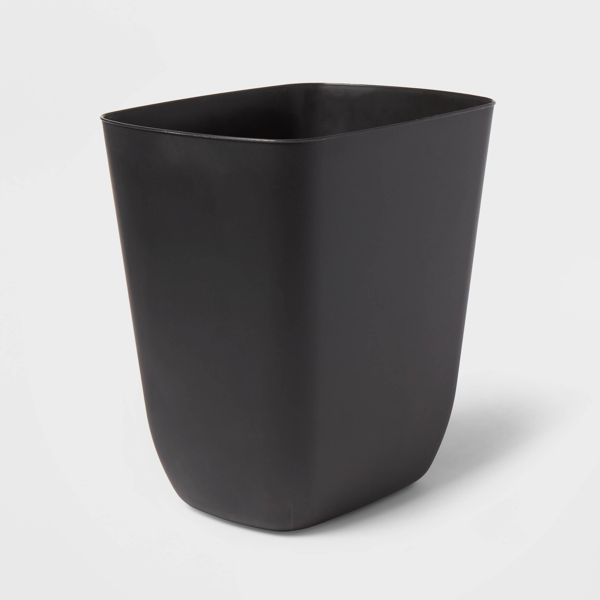 3gal Open Vanity Waste Basket Black - Brightroom™