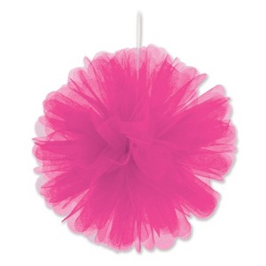 Beistle Colorful Tulle Balls by Beistle, 8", (2/Pkg) - 1 of 4