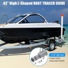 Universal Boat Trailer Guide Poles (2PCS) - 40"-60" Adjustable, Rustproof Galvanized Steel + PVC Pipes, Heavy-Duty - 4 of 4